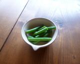 しらすとインゲンのペペロンチーノ♪作り方1写真