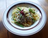 しらすとインゲンのペペロンチーノ♪作り方5写真