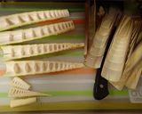 ハチク（淡竹）と竹輪の洋風味噌汁作り方2写真