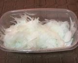 タッパ1つでスープカレーの卵閉じ作り方1写真