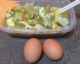 タッパ1つでスープカレーの卵閉じ作り方6写真