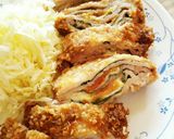 南高梅干しとチーズの重ねトンカツ作り方6写真