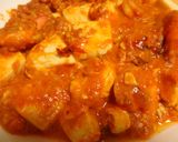 豆腐入りエビチリ♡作り方10写真