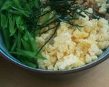 高野豆腐のかさ増し三色丼作り方10写真