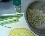 パクチーもやしのアジアン卵焼き巻作り方1写真