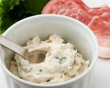 梅チーズディップの豚肉ロールフライ作り方1写真