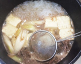 簡単 温泉卵の すき焼き風 肉豆腐作り方7写真