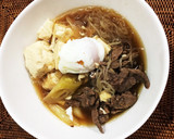 簡単 温泉卵の すき焼き風 肉豆腐作り方9写真