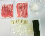照り焼き豚チーズ巻き(๑•᎑•๑)♬*゜作り方1写真