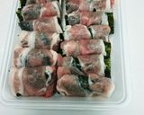 照り焼き豚チーズ巻き(๑•᎑•๑)♬*゜作り方3写真
