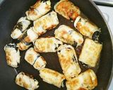 照り焼き豚チーズ巻き(๑•᎑•๑)♬*゜作り方8写真