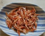 天豆と桜えびの和風ペペロンチーノ作り方1写真
