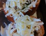 フランスパンでキッシュ～アスパラベーコン作り方5写真