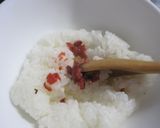 梅お握りの冷やしかちゅー湯漬け作り方4写真