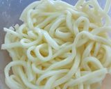 ぱぱっとダシ汁でとろろ昆布と納豆おうどん作り方2写真