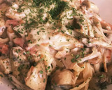 シラスと季節のお野菜の和風パスタ作り方21写真