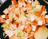 厚揚げ★キャベツと厚揚げの和風炒め作り方4写真
