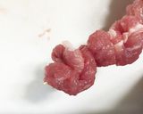 こま肉でポークチャップ串作り方4写真