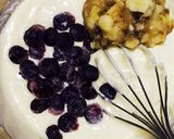 炊飯器で簡単！バナナブルーベリーのケーキ作り方5写真