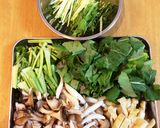 簡単☆かぶの葉と水菜の炒め煮作り方1写真
