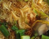 厚揚げと白菜の甘辛トロピリ餡掛け麺♪作り方11写真