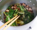鶏むね肉と椎茸と小松菜のおかか梅煮込み作り方7写真