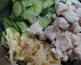 鶏ささみとキュウリ もやしの塩レモン和え作り方9写真