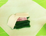 簡単！いんげんとチーズ揚げない春巻き作り方1写真