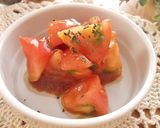 やみつき！トマトのスパイスケチャップ和え作り方3写真