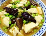 簡単！ナスと枝豆の豆腐あんかけ作り方6写真