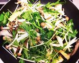 簡単☆かぶの葉と水菜の炒め煮作り方4写真