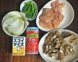 鶏のトマトクリーム煮作り方1写真