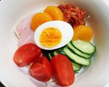 そうめんで冷麺☆こんにゃくinでヘルシー作り方2写真