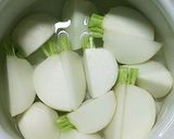 かぶと厚揚げとこんにゃくの煮物♪作り方4写真
