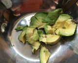 生クリームいらずアボカドのクリームパスタ作り方2写真