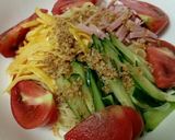 ノンオイル！ポン酢de冷やし中華のタレ作り方1写真