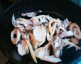 はちくと舞茸の炒めもの作り方5写真