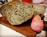 ＨＢで簡単！もちもち♡ごま食パン！作り方7写真