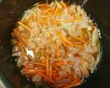 白だしで簡単♪鶏とごぼうの炊き込みご飯！作り方5写真