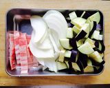 【 茄子とベーコンのスープ♪ 】作り方1写真