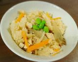 白だしで簡単♪鶏とごぼうの炊き込みご飯！作り方7写真