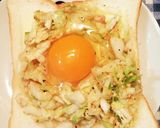 簡単！コールスロー卵チーズトースト作り方4写真