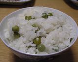 旬♪豆ご飯作り方5写真
