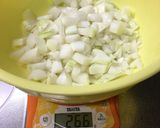 玉ねぎとチクワでお好み焼き作り方1写真