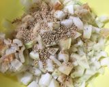 玉ねぎとチクワでお好み焼き作り方2写真
