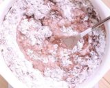 米粉のスポンジ風チョコ蒸しケーキ作り方2写真