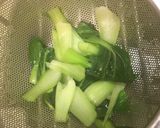 ＊梅オイソースの青梗菜作り方2写真