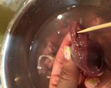 くるみ入りレバニラの赤ワイン煮作り方1写真
