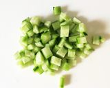 離乳食 後期 レンジで簡単夏野菜そうめん作り方1写真