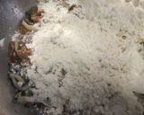 混ぜて簡単モチッ♪梅納豆チーズのお焼き作り方2写真